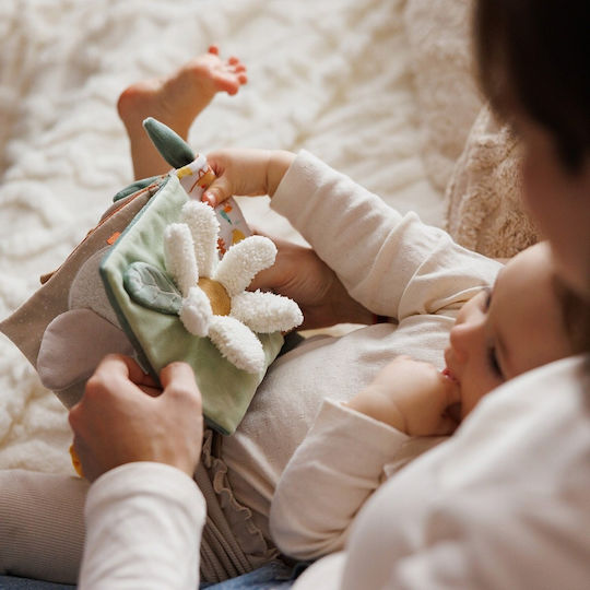 Babyono Книга за активности Краве Бинго от текстил