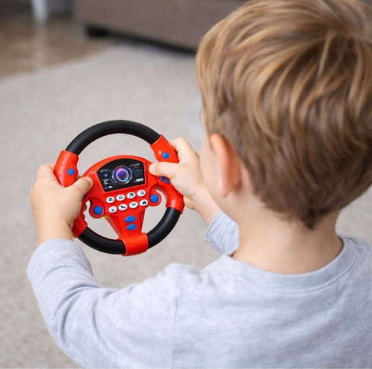 Lean Toys Interactive Steering Wheel with Lights and Sounds