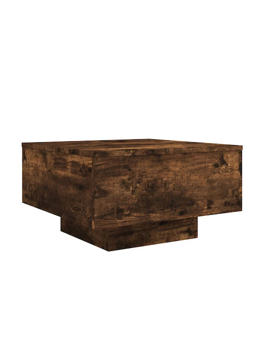 Square Side Table Wooden Smoky Oak M55xW55xH31cm