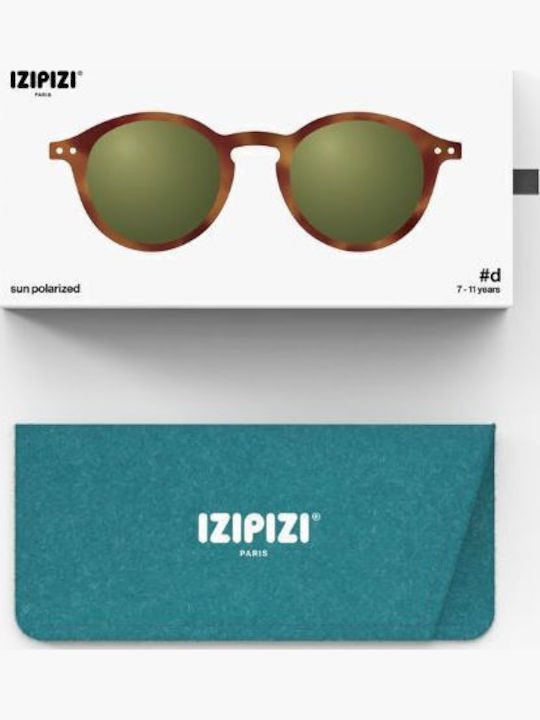 Izipizi Oval Kids Sunglasses with Polarized Brown Lens for 7-11 Years
