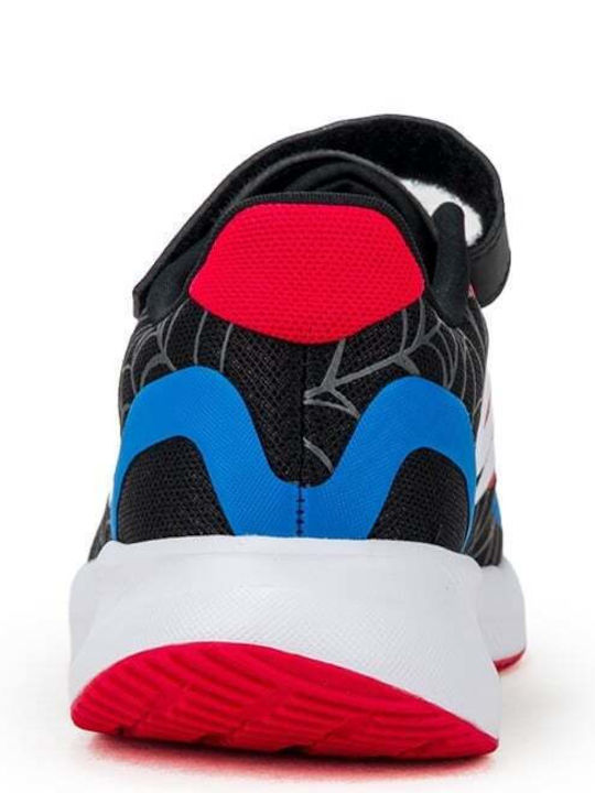 Runfalcon Spider Man Αθλητικά Παιδικά Παπούτσια Running με Σκρατς Μαύρα