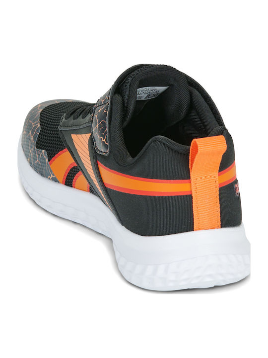 Rush Runner 5 Kids Sports Shoes Running with Hoop & Loop Closure Black