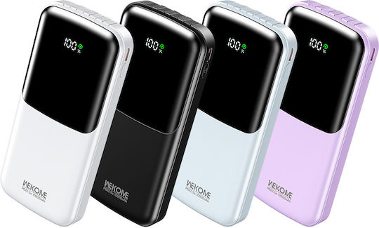 WK WP-65 Power Bank 10000mAh 22.5W Power Delivery Λευκό