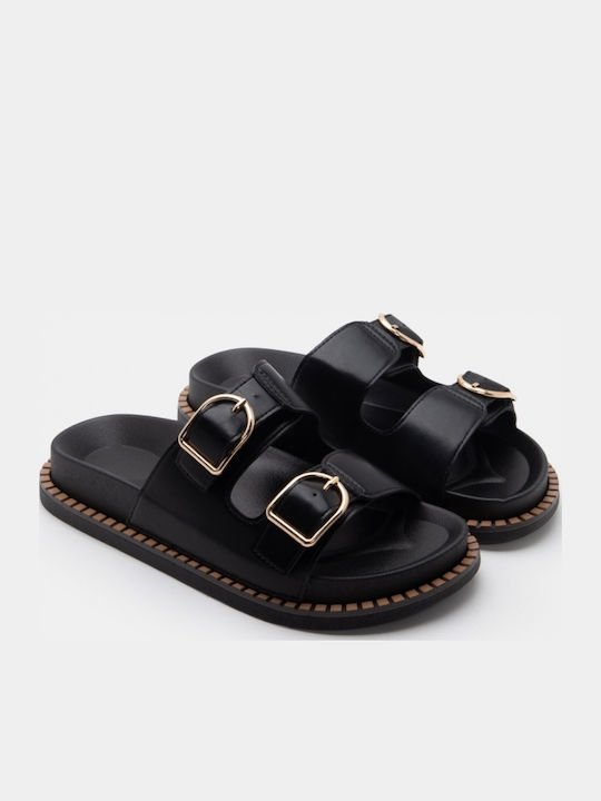 Дамски Сандали Flatforms Черни
