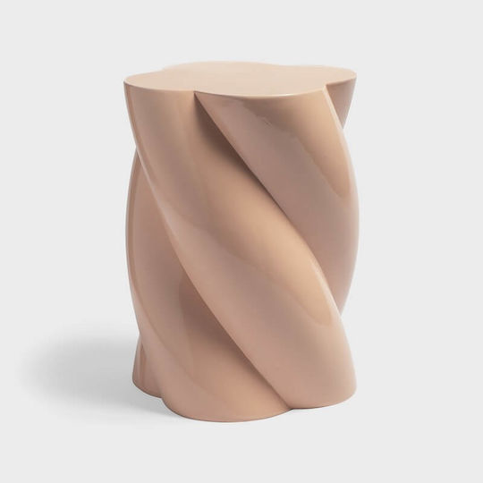Masă Laterală Pillar Τραπεζă de Cafea &klevering Marshmallow Roz Fibra de Sticlă 40 X Ø 30 Cm Masă Laterală Pillar Τραπεζă de Cafea &klevering Marshmallow Roz Fibra de Sticlă 40 X Ø 30 Cm