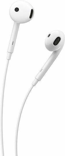 Hoco M101 Max Earbuds Handsfree Ακουστικά με Βύσμα USB-C Λευκό