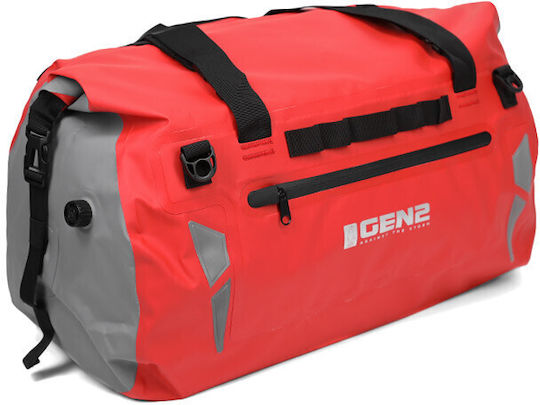 Gen2 Saddle Dry Bag Σάκος Ουράς Μοτοσυκλέτας Αδιάβροχος 40lt Κόκκινο