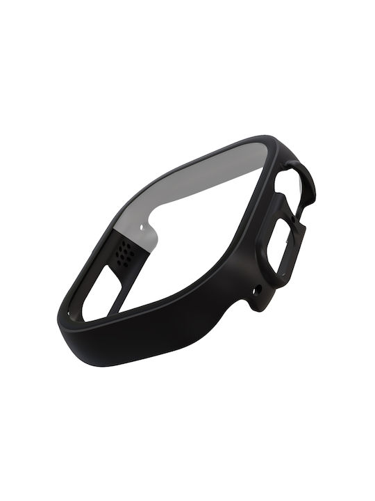 Пластмасов Калъф със Стъкло в Черен цвят за Apple Watch Ultra 49 мм