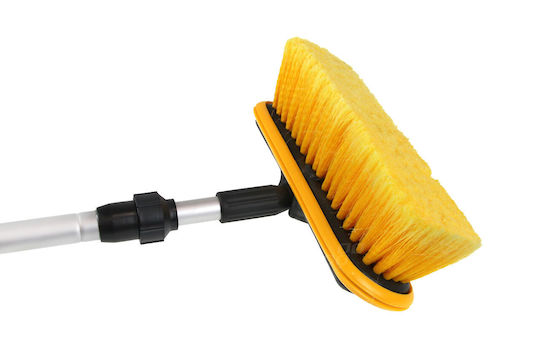 Car Cleaning Cloth Telescopic Brush 98>168cm & Water Supply Adapter Amio 1 Piece 01045