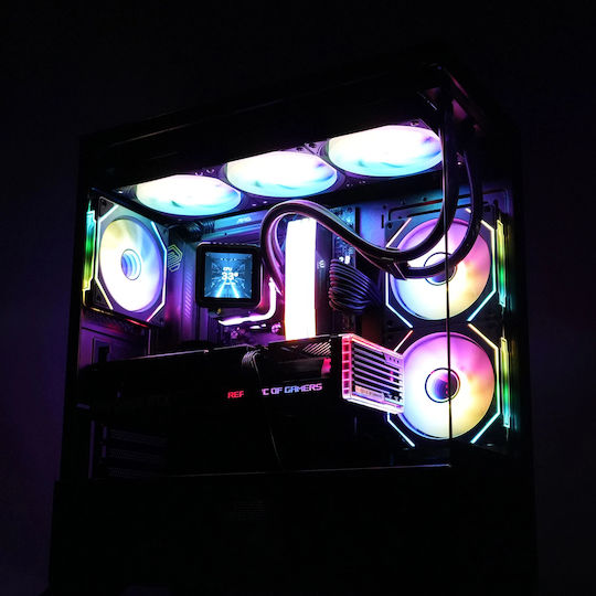 Zalman Chronix V2 Gaming Midi Tower Κουτί Υπολογιστή με Πλαϊνό Παράθυρο και ARGB Φωτισμό Μαύρο
