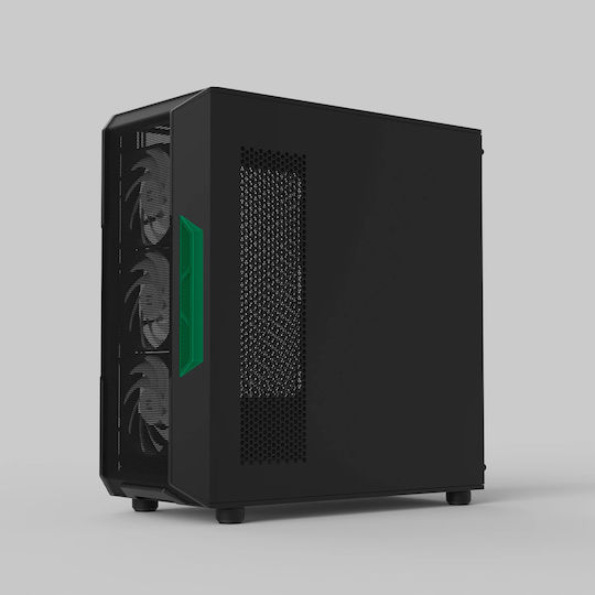 Zalman I3 Neo V2 RGB Gaming Midi Tower Κουτί Υπολογιστή με Πλαϊνό Παράθυρο Μαύρο