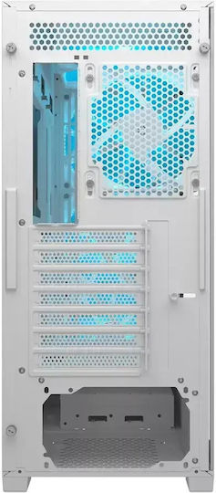 Cougar MX600 Air Pro Gaming Middle Tower Carcasă PC cu Deschidere Laterală și Iluminare ARGB Albă