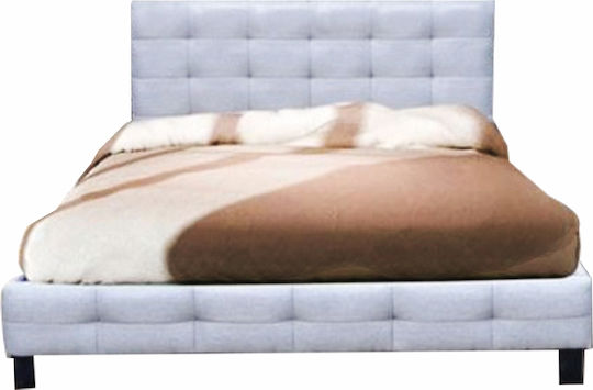 Fidel Κρεβάτι King Size για Στρώμα 180x200cm Γκρι Fidel Κρεβάτι King Size για Στρώμα 180x200cm Γκρι