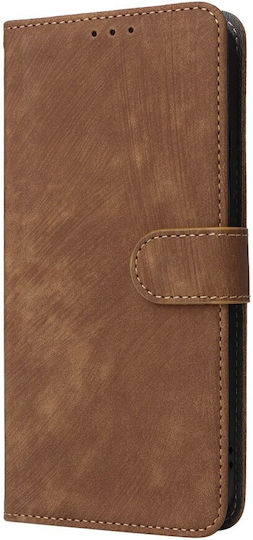 Brush Magnetic Wallet Brown (Oppo Reno15 F)