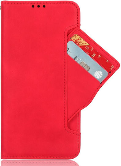 Multiple Cards Wallet Red (Oppo Reno15 F)