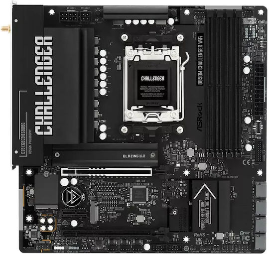 ASRock B850M Challenger WiFi Motherboard Micro ATX with AMD AM5 Socket 90-MXBU40-A0UAYZ