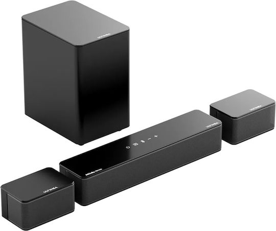 Ultimea Poseidon D60 Soundbar 5.1 Bluetooth și HDMI cu Subwoofer Wireless și Telecomandă