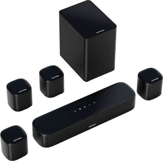 Ultimea Aura A40 Soundbar 7.1 Bluetooth 330W με Τηλεχειριστήριο Μαύρο