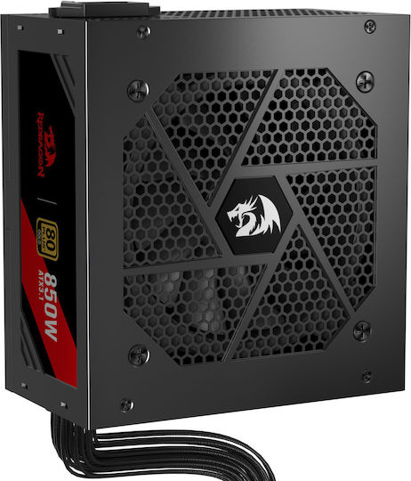 Redragon 850W Μαύρο Τροφοδοτικό Υπολογιστή Full Wired 80 Plus Gold (GC-PS007-SE)
