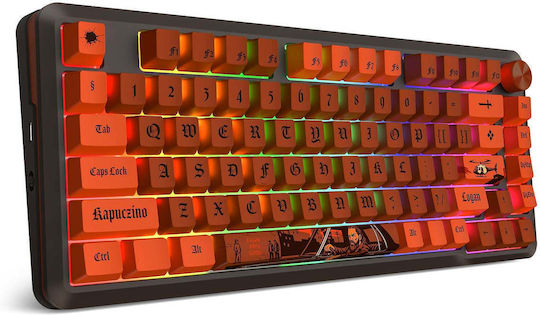 Redragon K4PUC21N0 PRO Wireless Gaming Mechanical Keyboard 75% with RGB Lighting English US