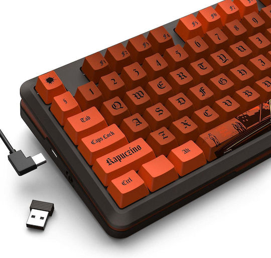 Redragon K4PUC21N0 PRO Wireless Gaming Mechanical Keyboard 75% with RGB Lighting English US