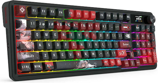 Redragon ARTEMIS PRO Ασύρματο Gaming Μηχανικό Πληκτρολόγιο με RGB φωτισμό (Αγγλικό US)