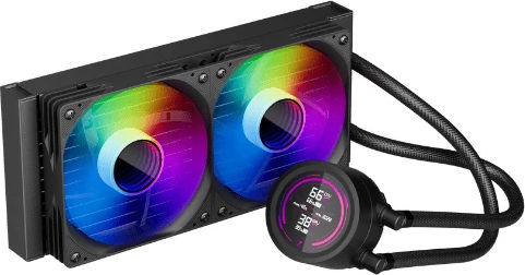 1STPLAYER Thunderstorm TS4 240 AIO Водно Охлаждане За CPU С 2 Вентилатора 120мм И ARGB Осветление