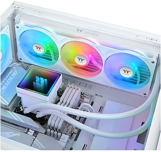 Thermaltake TH360 V3 ARGB Sync AIO v3 Water Cooling AIO CPU With 3 White 120mm Fans