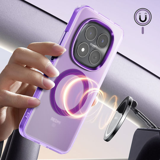 Avizar Case Redmi Note 15 Pro 5g Reinforced Magsafe Accessories Compatible Purple