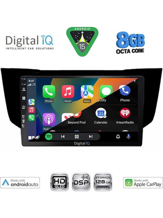 Digital IQ Car Audio System for Lexus RX300 2003-2008 Bluetooth USB WiFi GPS Apple CarPlay Android Auto with 9" Touch Screen