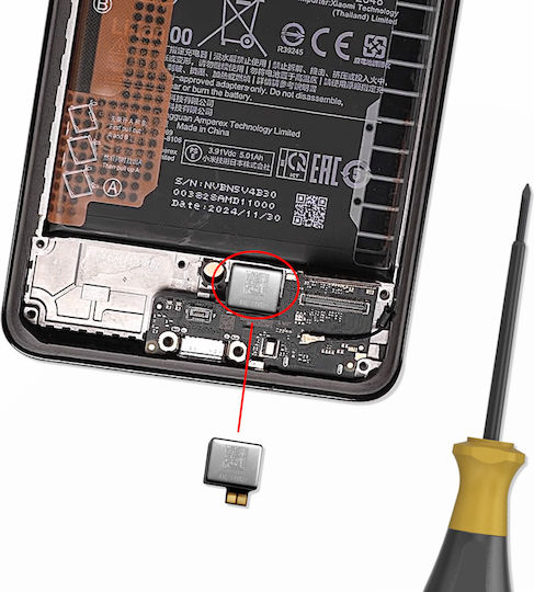 Modul Vibrator Clappio Redmi Note 14 Pro 5G Gri