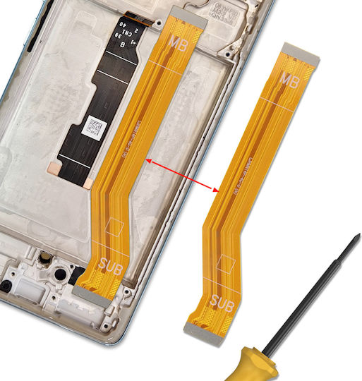 Clappio Motherboard Verbindung Flex Kabel Redmi Note 14 Pro 4G Gold