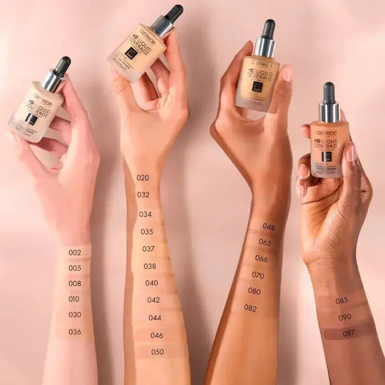 Catrice Cosmetics HD Liquid Coverage Liquid Foundation 32 Nude Beige 30ml