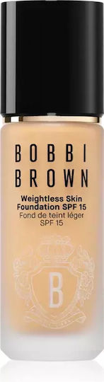 Bobbi Brown Weightless Skin Liquid Foundation SPF15 Warm Natural 30ml