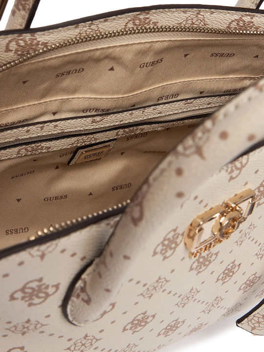 Damentasche Satchel Farbe Beige