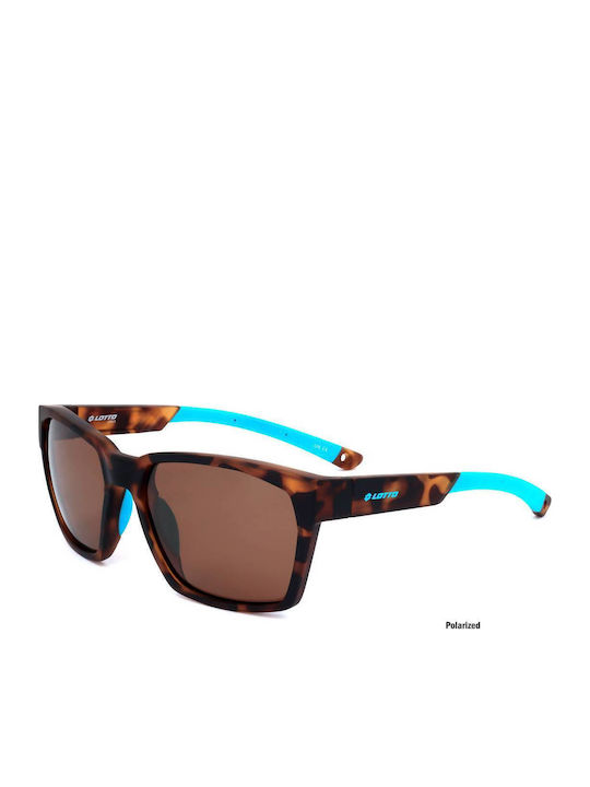 Lotto Unisex Sunglasses with Black Frame and Black Lens LS1011