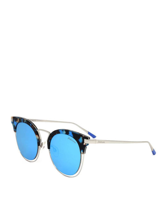 Ana Hickmann Γυναικεία Γυαλιά Ηλίου με Πολύχρωμο Ταρταρούγα Σκελετό και Γαλάζιο Ντεγκραντέ Φακό
