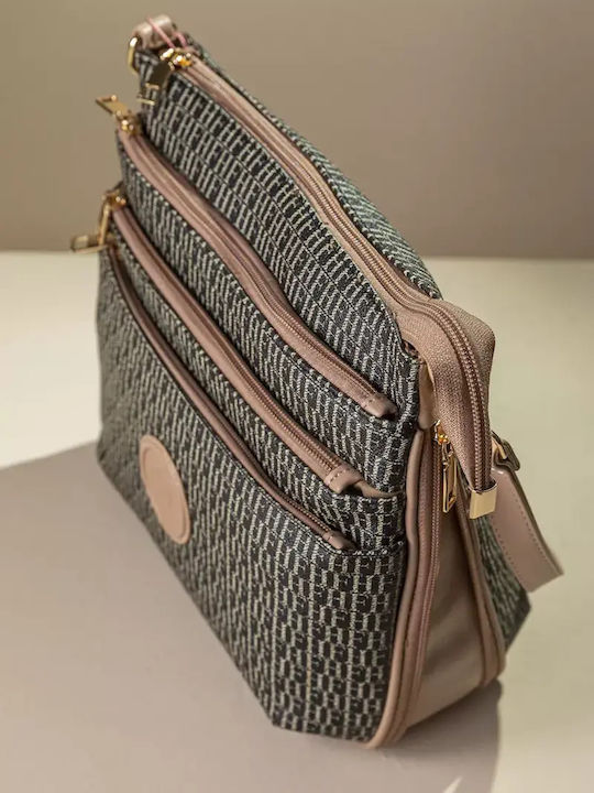 Women's Messenger Bag Black / Nude