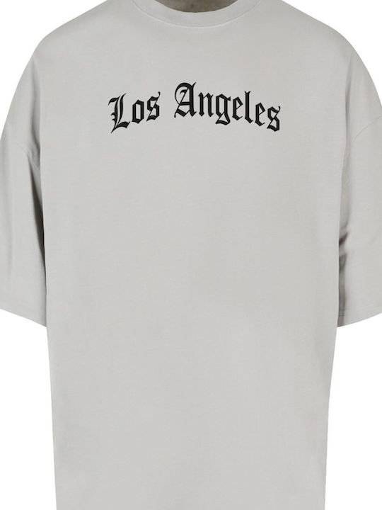Los Angeles Wording T-Shirt Hellgrau