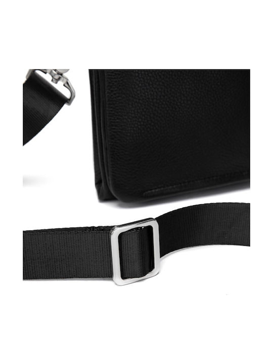 Leder Herren Tasche Schulter / Crossbody Schwarz