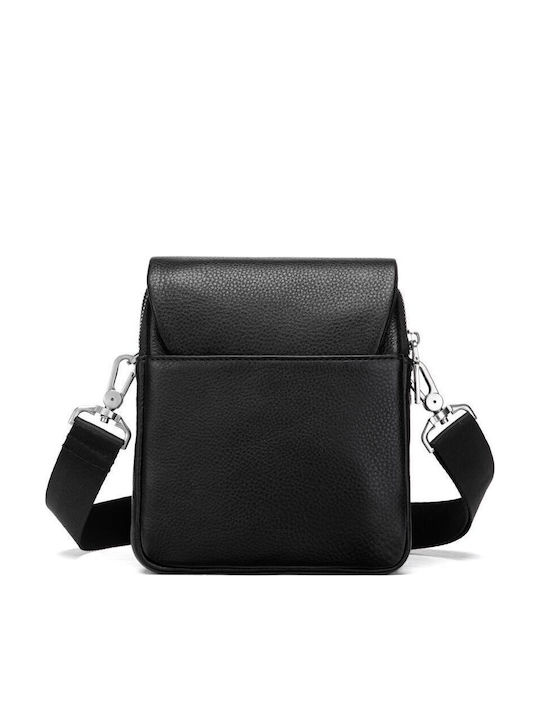 Leder Herren Tasche Schulter / Crossbody Schwarze