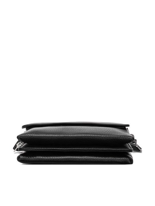 Leder Herren Tasche Schulter / Crossbody Schwarz