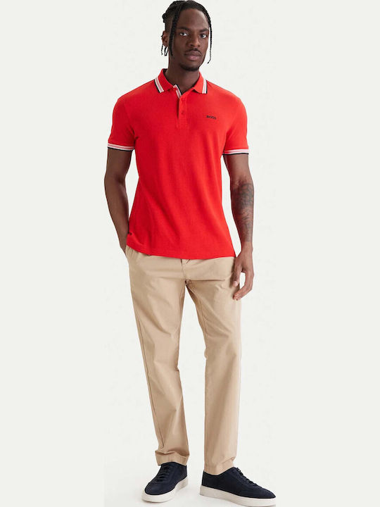 Paddy Polo Μπλούζα Κοντομάνικη Open Red
