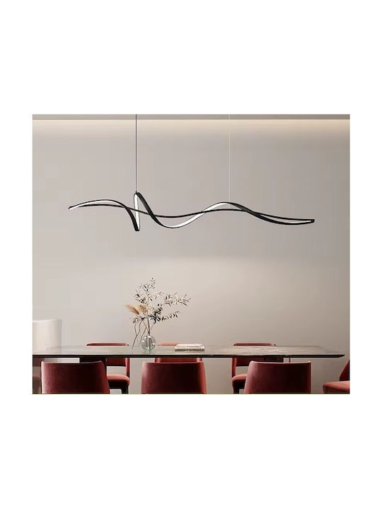 Home Lighting Hängelampe Schwarz 100x22x100cm.