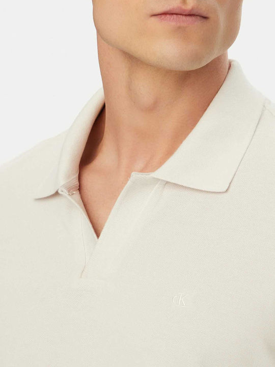 Polo Μπλούζα Κοντομάνικη Cream