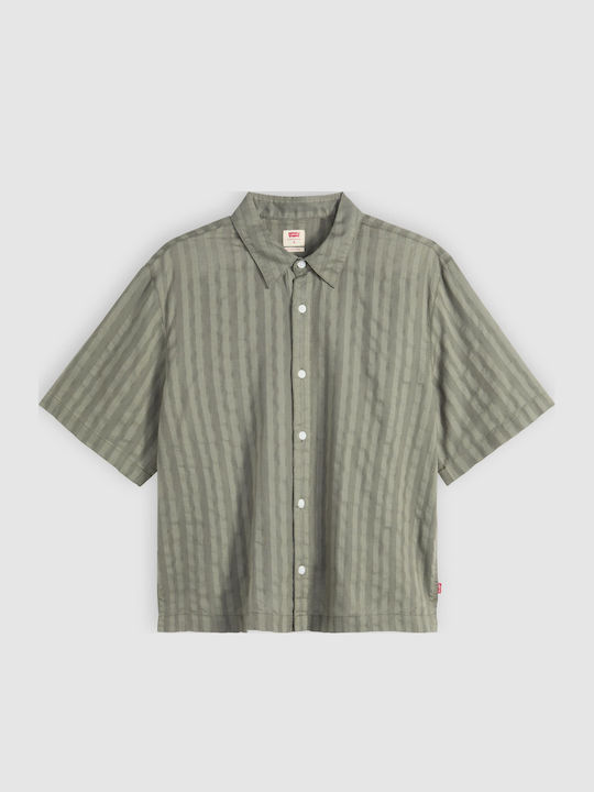 Short Sleeve Shirt Mulled Basil