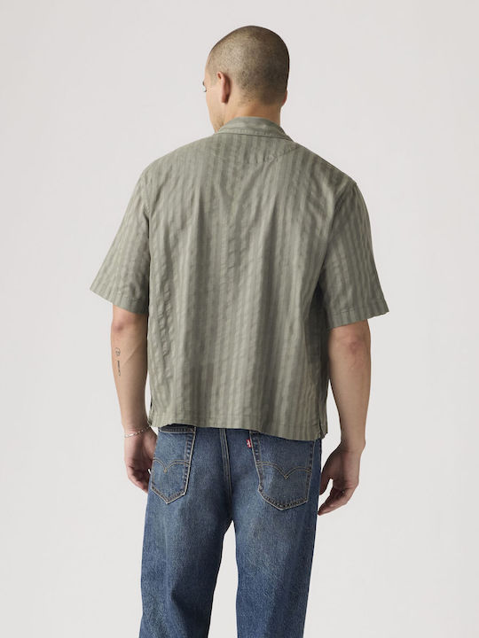 Short Sleeve Shirt Mulled Basil