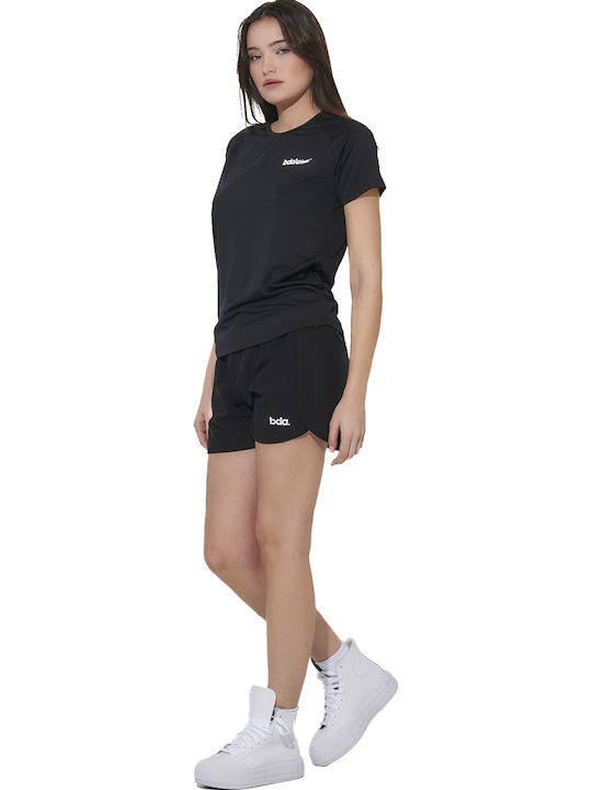 Women's Athletic T-shirt Fast Drying Black