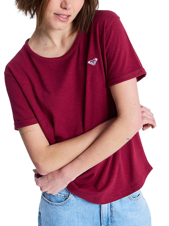 Oceanwave Γυναικείο T-shirt Μπορντό