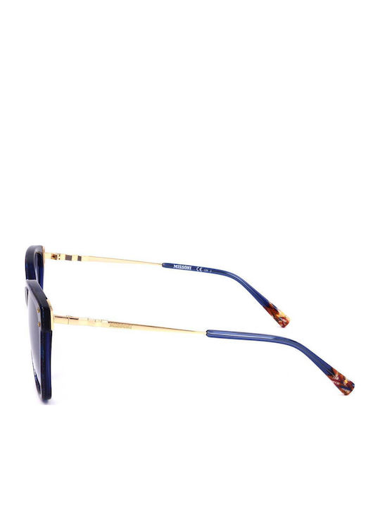 Missoni Women's Sunglasses with Blue Frame and Blue Gradient Lens MIS 0003/S S6F/08